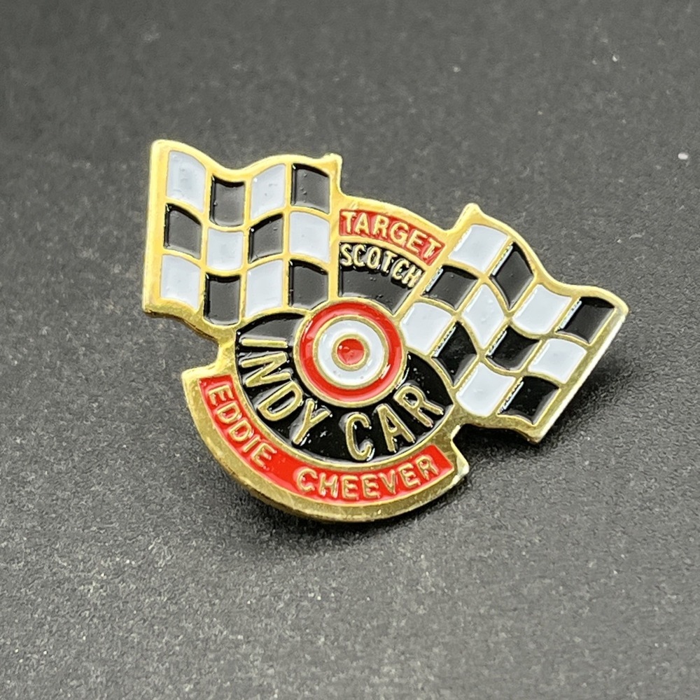 Eddie Cheever Indy Car Racer Target Scotch Team Lapel Hat Pin